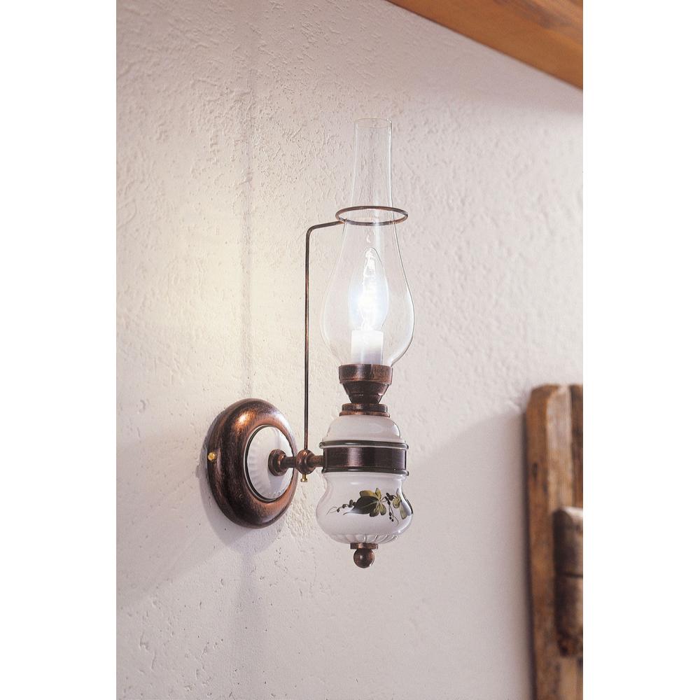 mediteransky styl anticka priserka naftova lampa nastenna osvetlenie renovacia country provence styl toskansko rucne malovany keramika balaton rekreacna chata renovacia stavba la meridiana.jpg